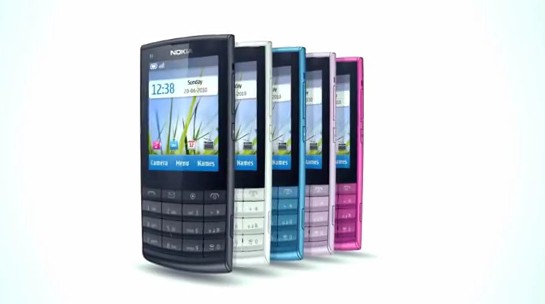 Nokia X3 Touch and Type is the first touchscreen QWERTY + Keypad S40 phone 