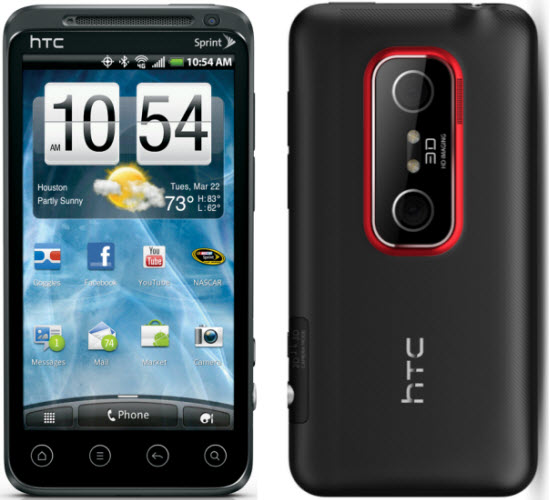 Htc evo 3d 4g android phone sprint price in india