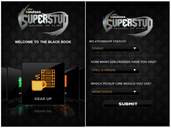 UTV Bindass Superstud Blackbook for Android and iPhone