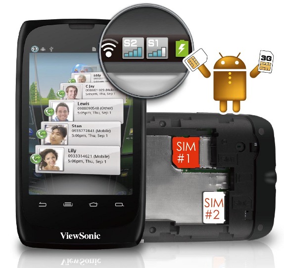 ViewSonic has launched ViewPhone 3, Dual SIM Android phone in India