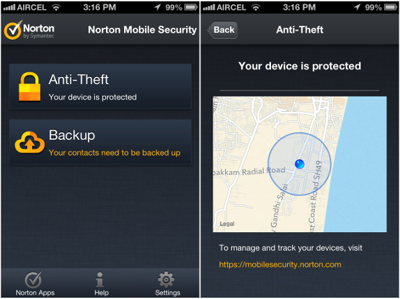 norton mobile security lite