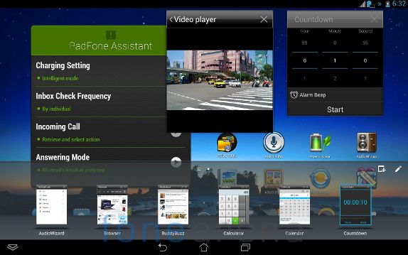 Asus Padfone Infinity Floating Apps