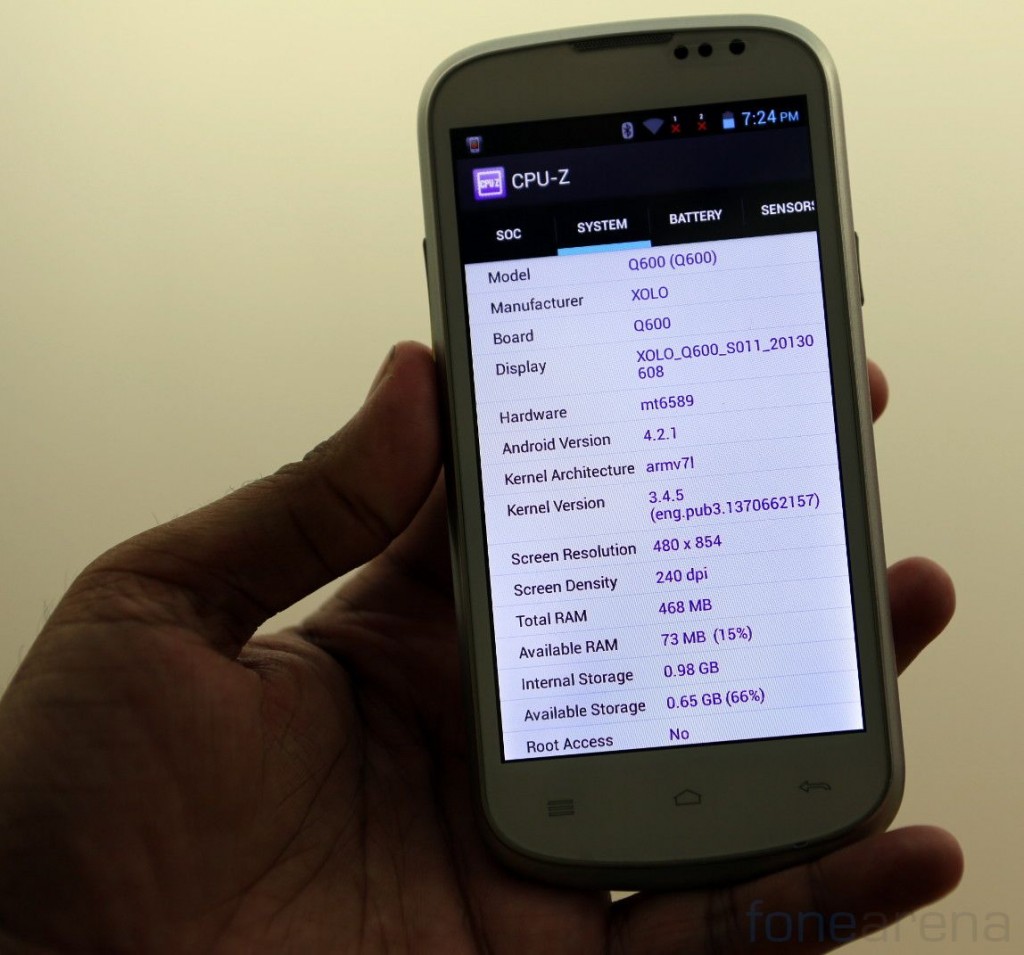 Xolo Q600 Benchmarks