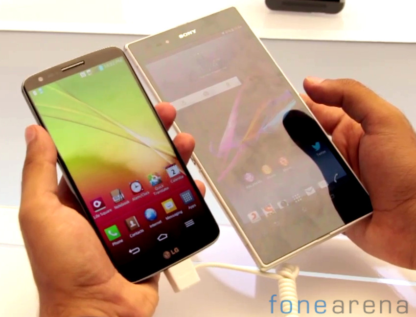 LG G2 vs Sony Xperia Z Ultra