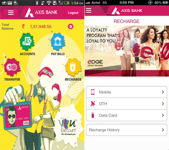 axis bank has launched new axis mobile app for android and iphone in ...
