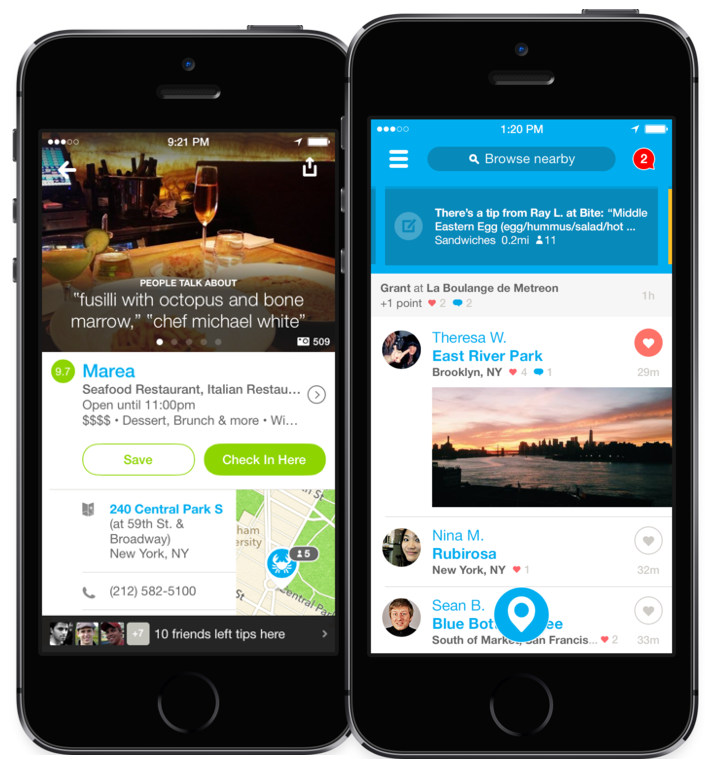 Foursquare for iPhone updated with redesigned iOS 7 look, gets new features