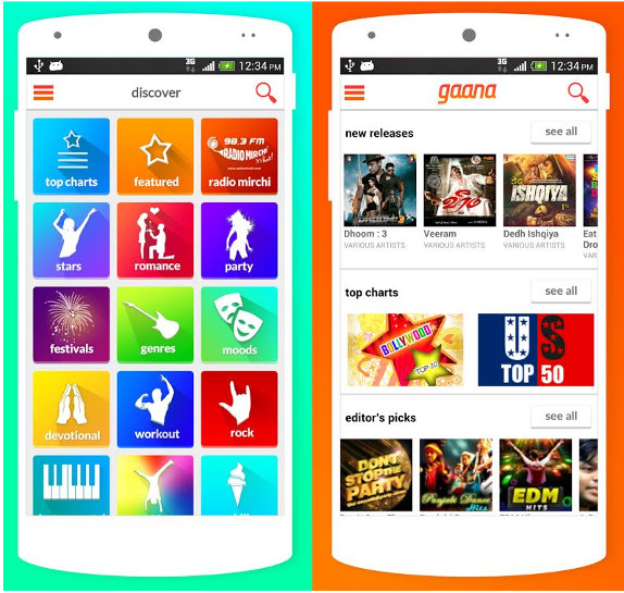 Gaana 3.0 for Android