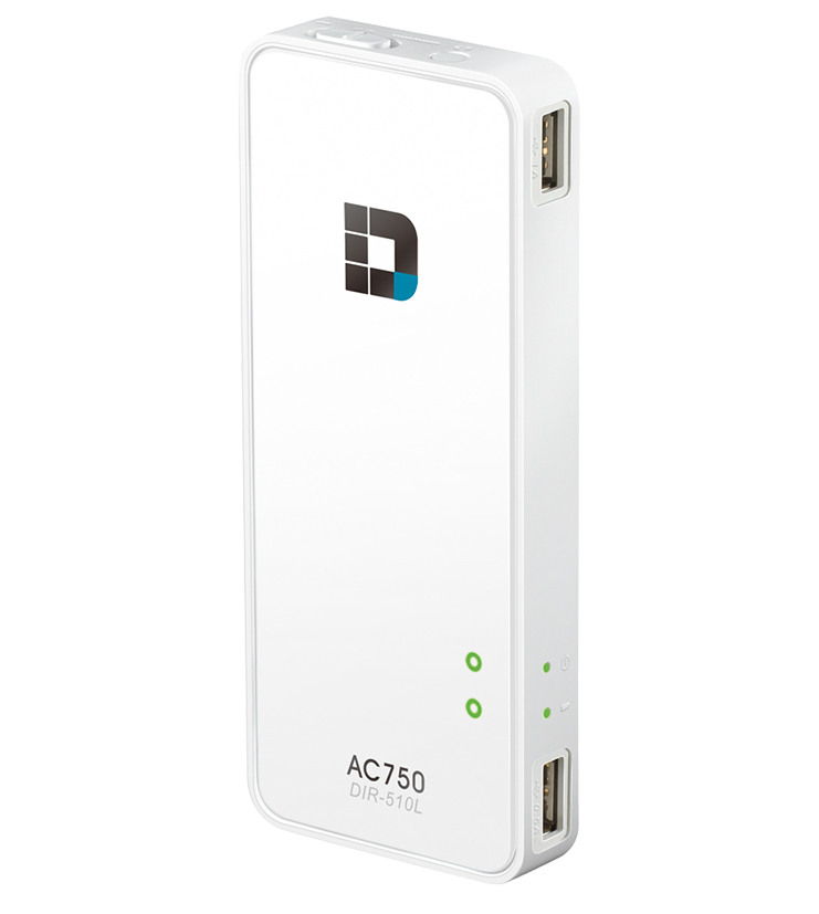D-Link DIR-510L Wi Fi AC750 Portable Router with built-in 4000 mAh charger announced