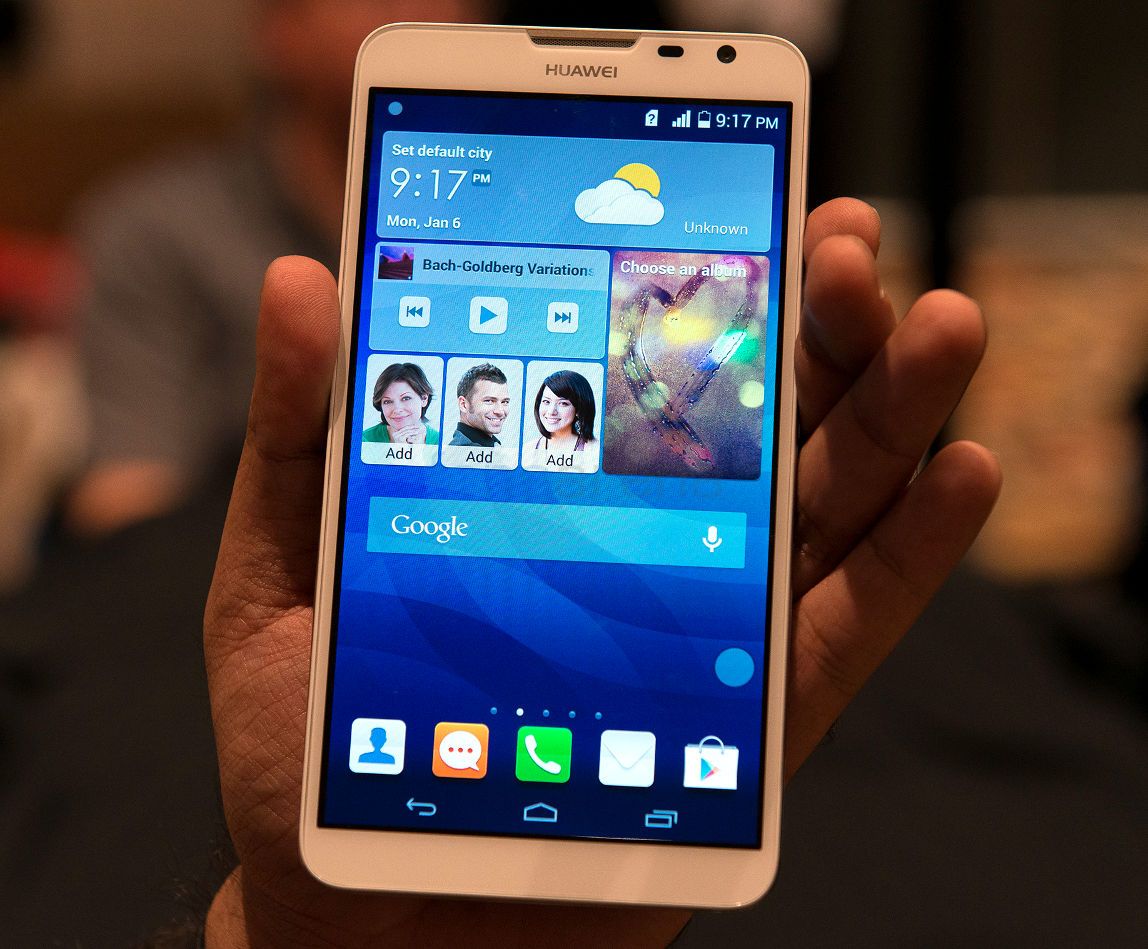 Huawei's expansive Ascend Mate2 4G debuts at CES 2014 (pictures) - CNET
