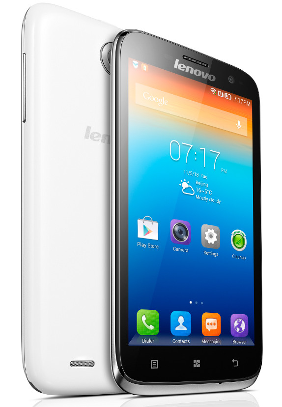 Lenovo A859 with 5-inch HD display, 1.3 GHz quad-core processor