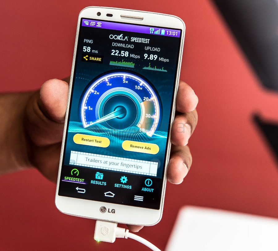 LG G2 LTE on Airtel 4G-5