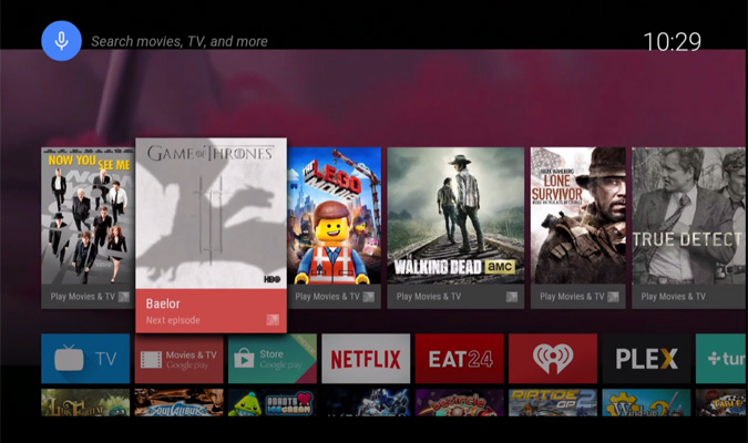 Google announces Android TV