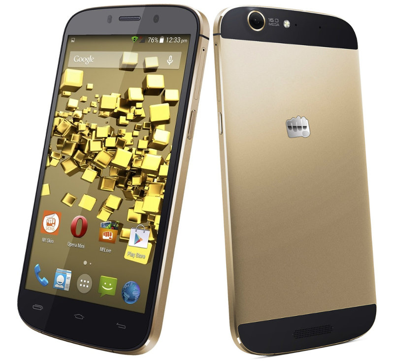 micromax canvas gold a300 went on sale online last week priced at rs ...