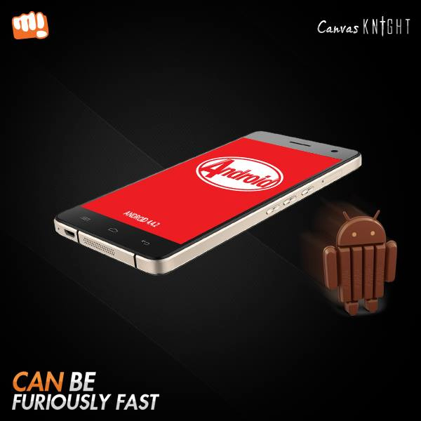 Micromax Canvas Knight A350 now comes with Android 4.4 KitKat