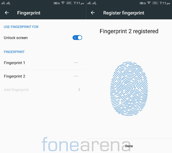 Lenovo Vibe K4 Note Fingerprint