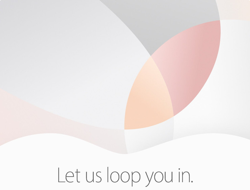 Apple March 21 2016 event invite