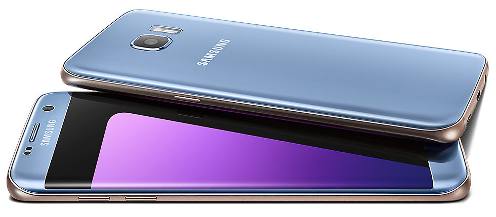 O Samsung Galaxy S7 Edge em "azul coral" chega ao Brasil; veja as fotos e um video do smart