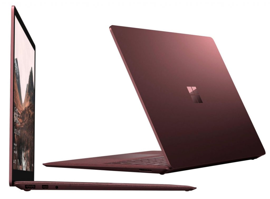 Novos “Surface Laptop” da Microsoft com Core i7 chegara ao mercado em várias cores