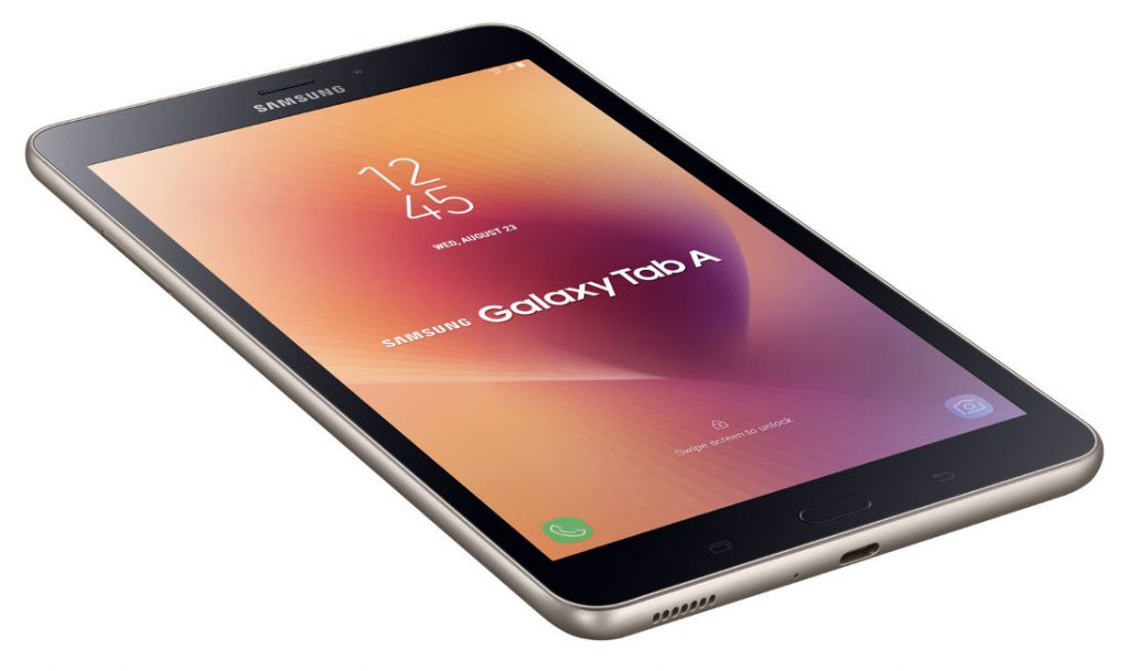 Samsung Galaxy Tab A (2017) with 8inch display, 4G LTE, 5000mAh