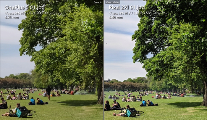 Oneplus 6 camera vs google pixel 2