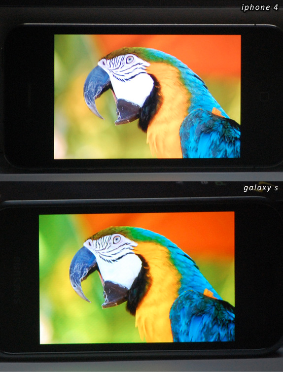 Review: iPhone 4 Retina Display vs Samsung SuperAMOLED Display