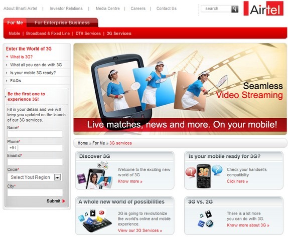 airtel-3g-services