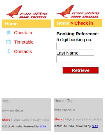 Air India Introduces Mobile Check-in