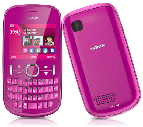 nokia asha pink