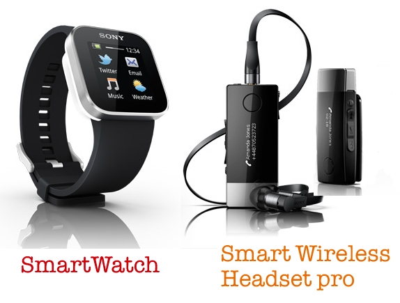 Sony SmartWatch and Smart Wireless Headset pro announced