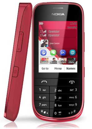 nokia mobile keypad with touch screen