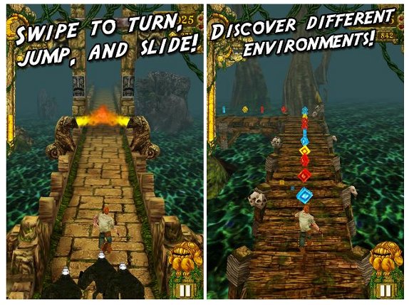 Temple Run: Gameplay Walkthrough Part 1 - Escaping (iOS, Android) 