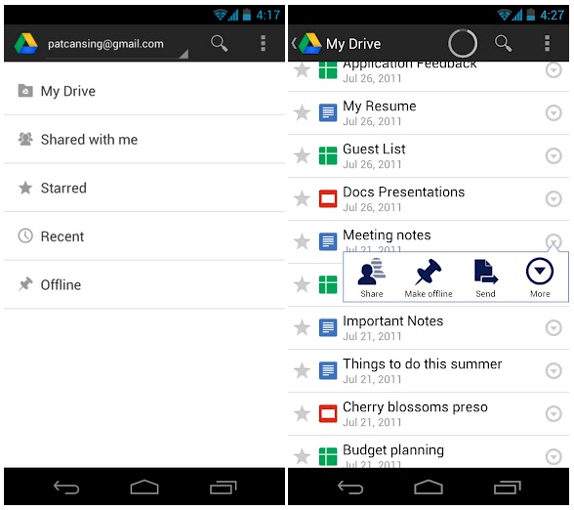 Google Drive 80.0.1 for android download