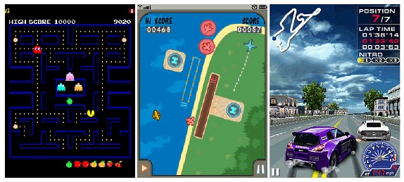 old nokia java games