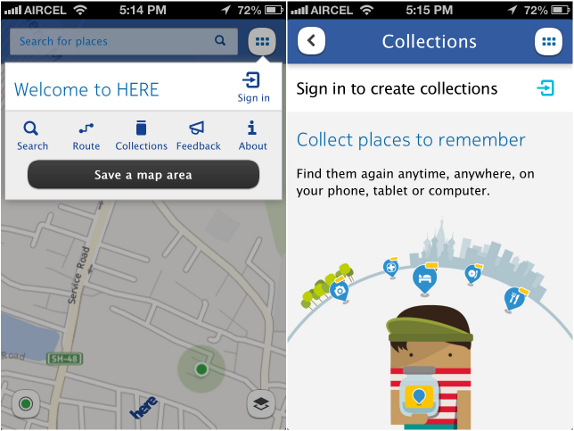 Nokia HERE Maps for iPhone