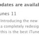 iTunes 11 Released