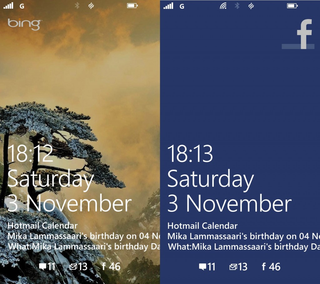 windows phone 8 lock screen