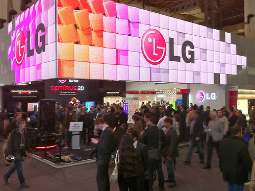 LG's MWC Booth