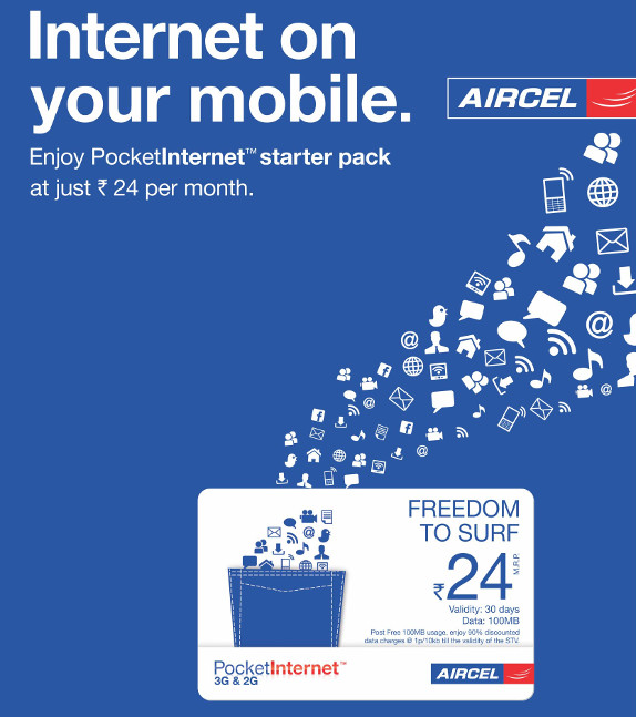 Aircel Pocket Internet 24