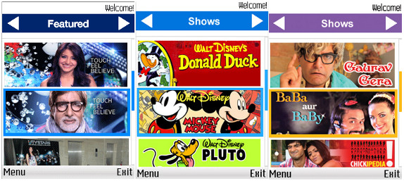 Disney UTV Digital Nokia Apps