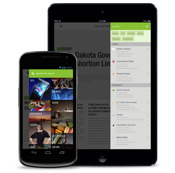 Feedly for Android and iOS