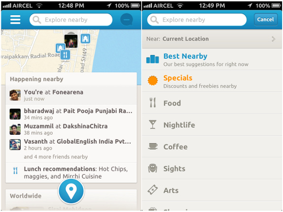 Foursquare for Android v6.0