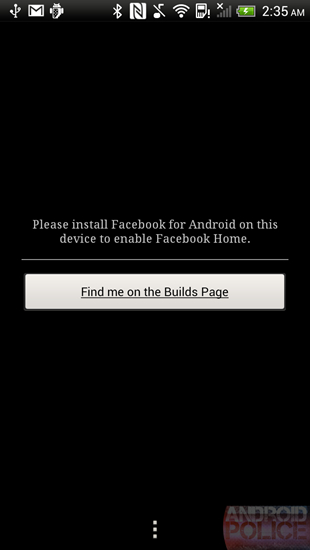 HTC Myst leaked ROM Facebook Home