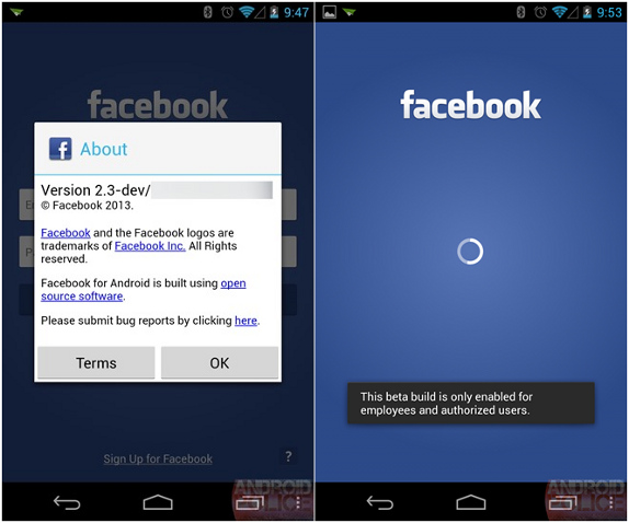 HTC Myst leaked ROM Facebook for Android
