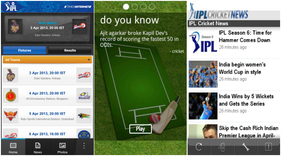 IPL apps for BlackBerry 10