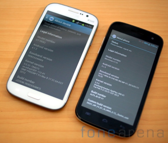 Samsung Galaxy Grand Duos vs Micromax A116 Canvas HD in depth comparison