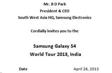 Samsung-S4-India-Invite