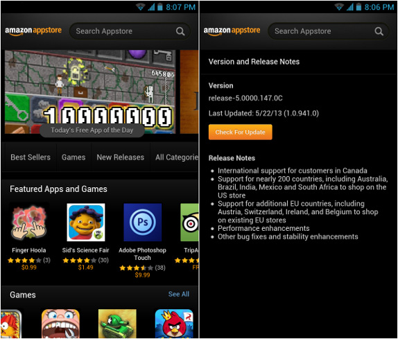 Amazon Appstore 5.0