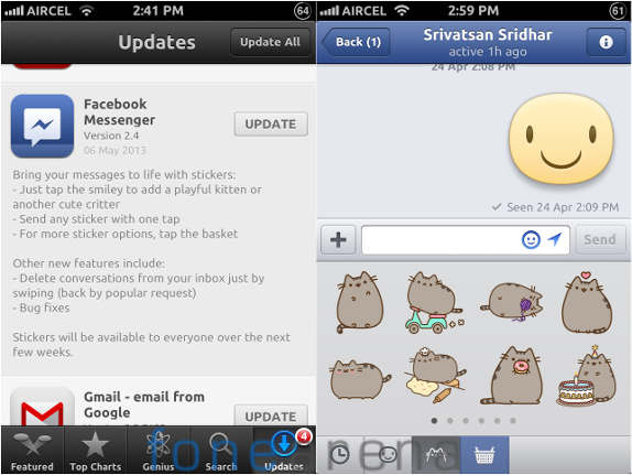Facebook Messenger for iPhone 2.4