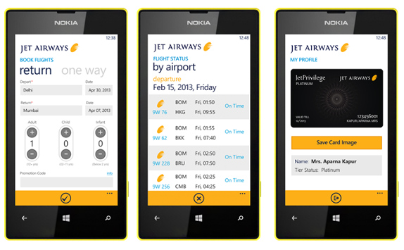 Jet Airways for Windows Phone
