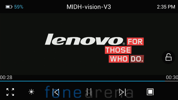 Lenovo P770 Video Player